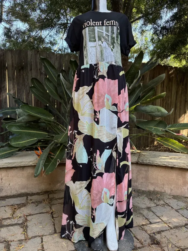 Violent Femmes Patchwork Maxi Dress