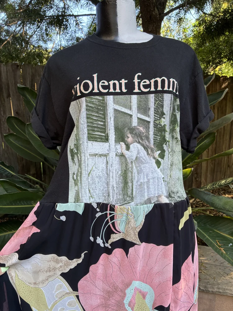 Violent Femmes Patchwork Maxi Dress