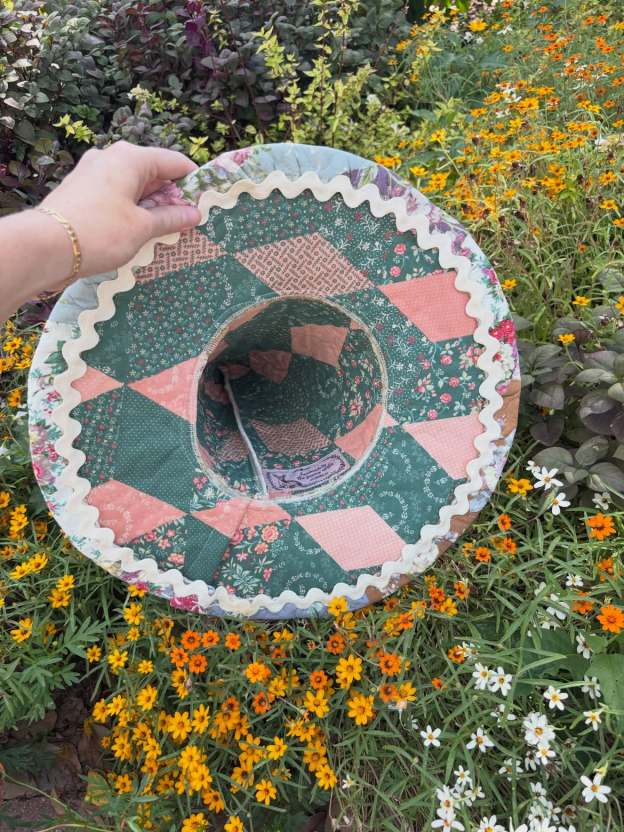 Dolly Quilted Patchwork Witch Hat