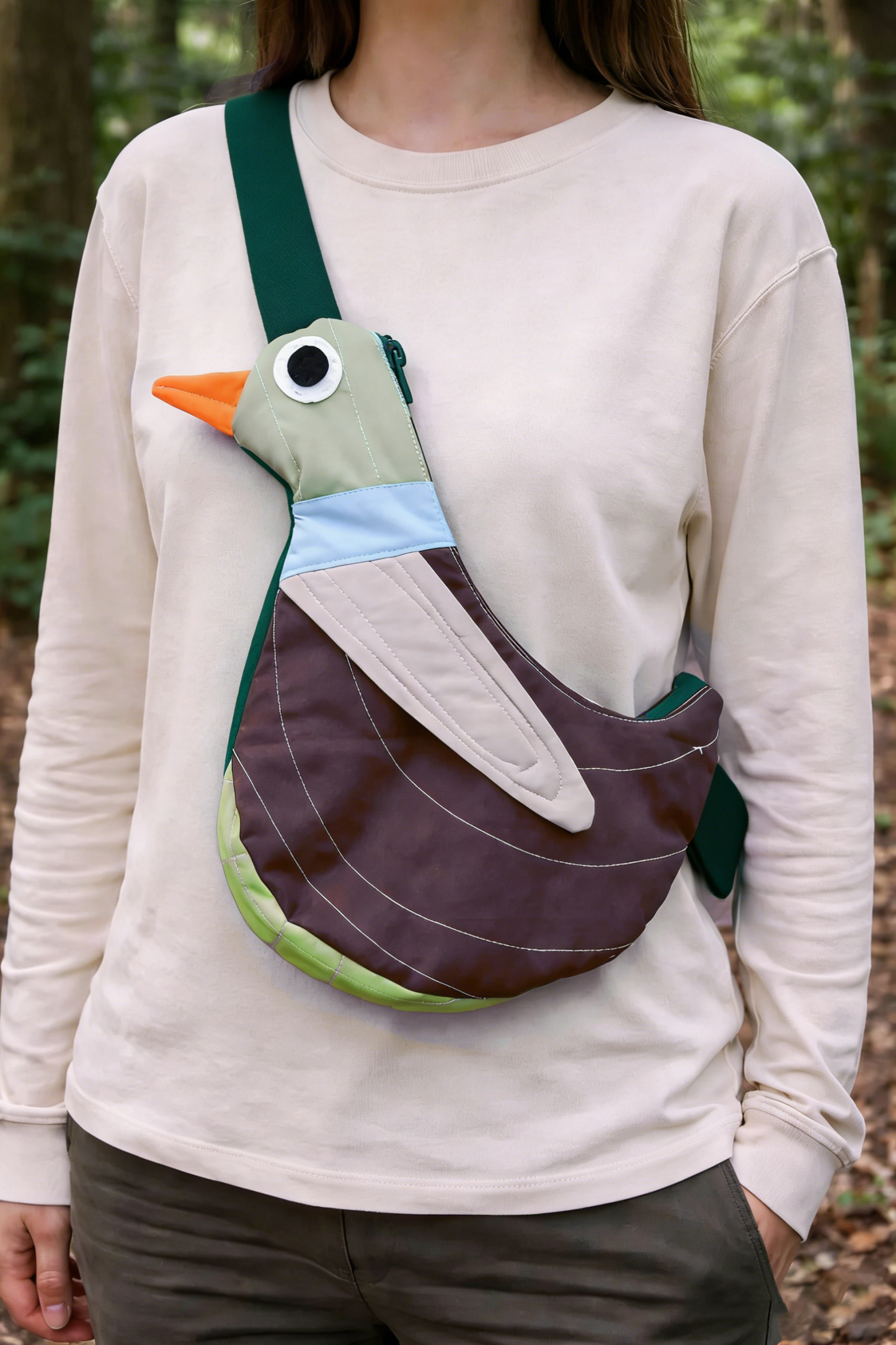 Fly Away Crossbody Bird Bag - Duck