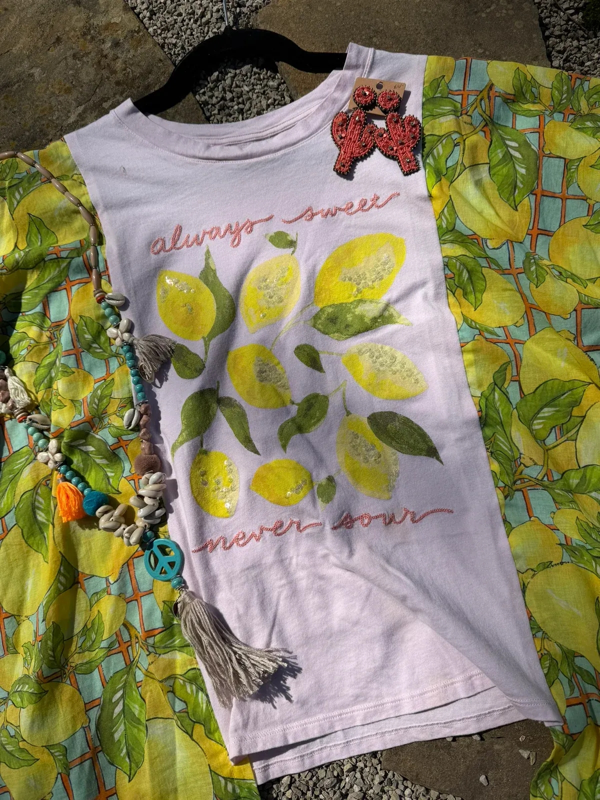 Always Sweet Never Sour Scarf Tee