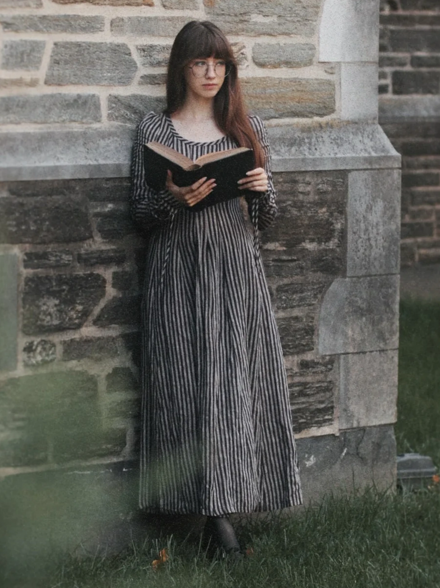Victorian maxi linen dress