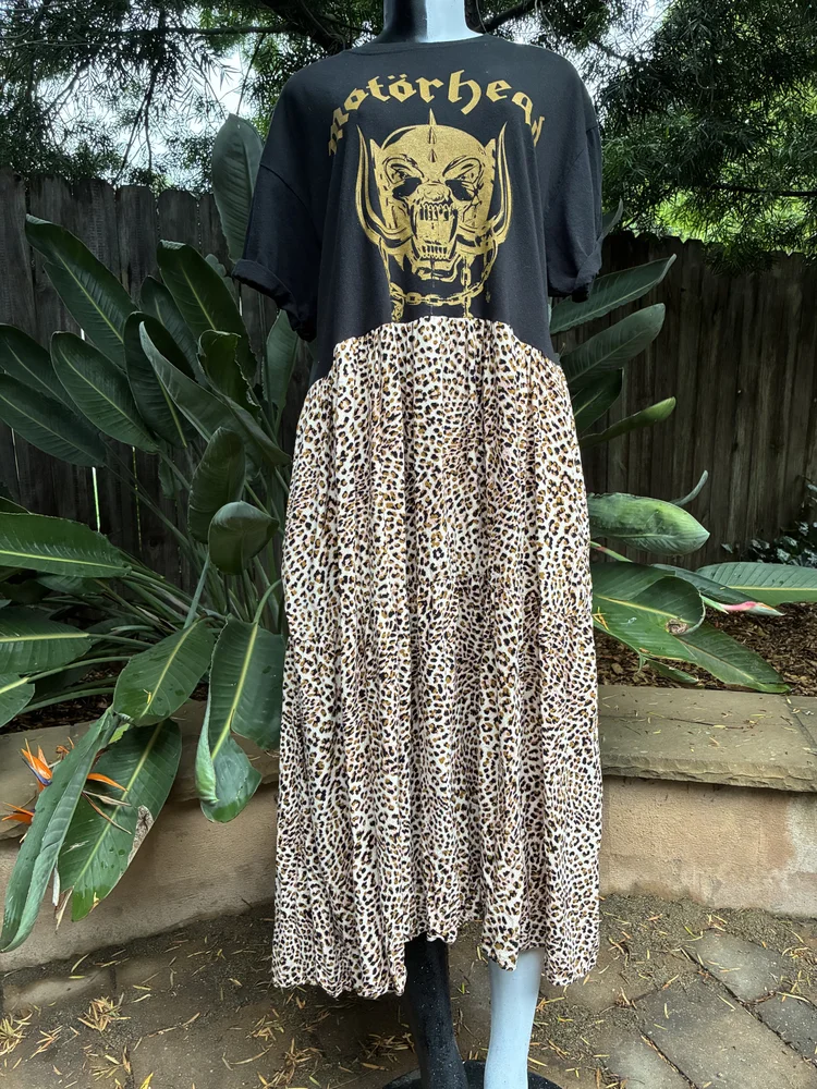 Motörhead Patchwork Maxi Dress