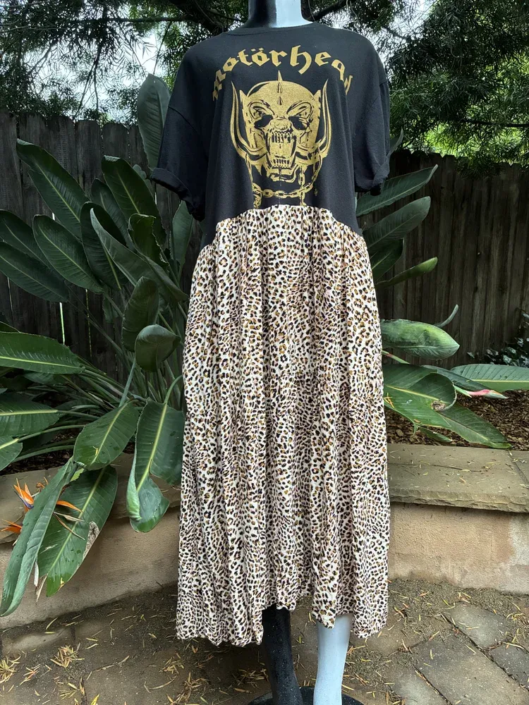 Motörhead Patchwork Maxi Dress