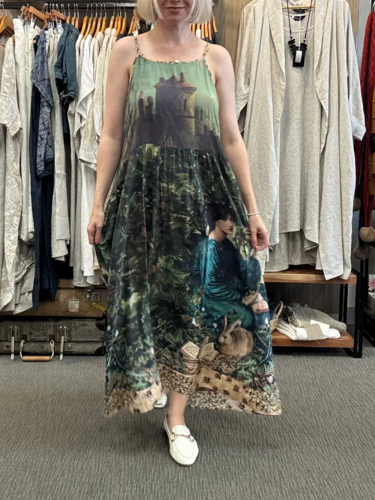 Bohéme Bamboo Slip Dress - Moon and Rabbit