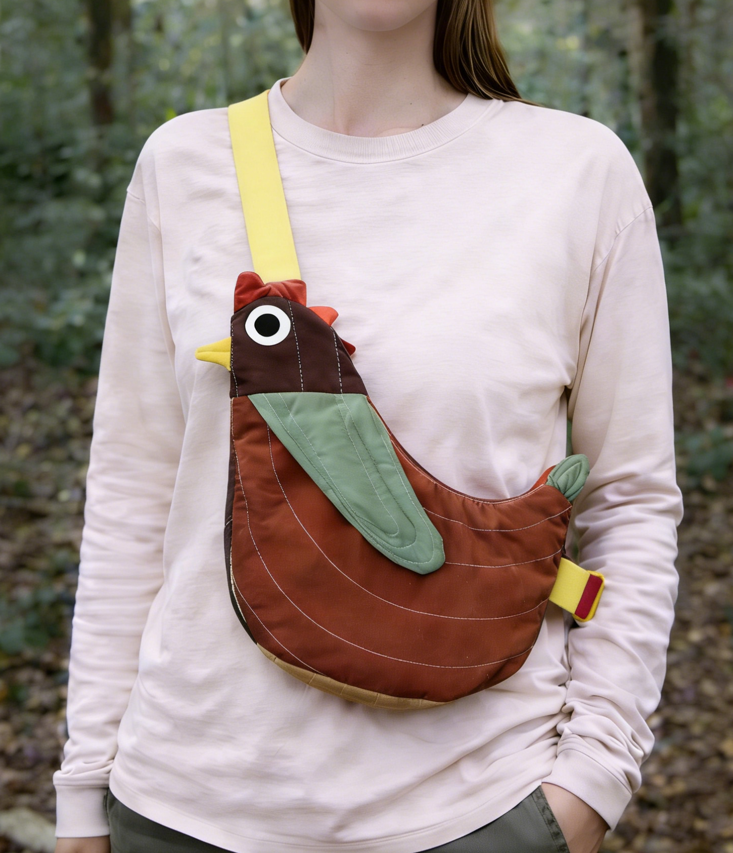 Fly Away Crossbody Bird Bag - Chicken