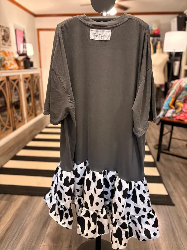 Texan Upcycled Tee Dress