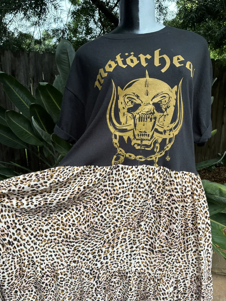 Motörhead Patchwork Maxi Dress