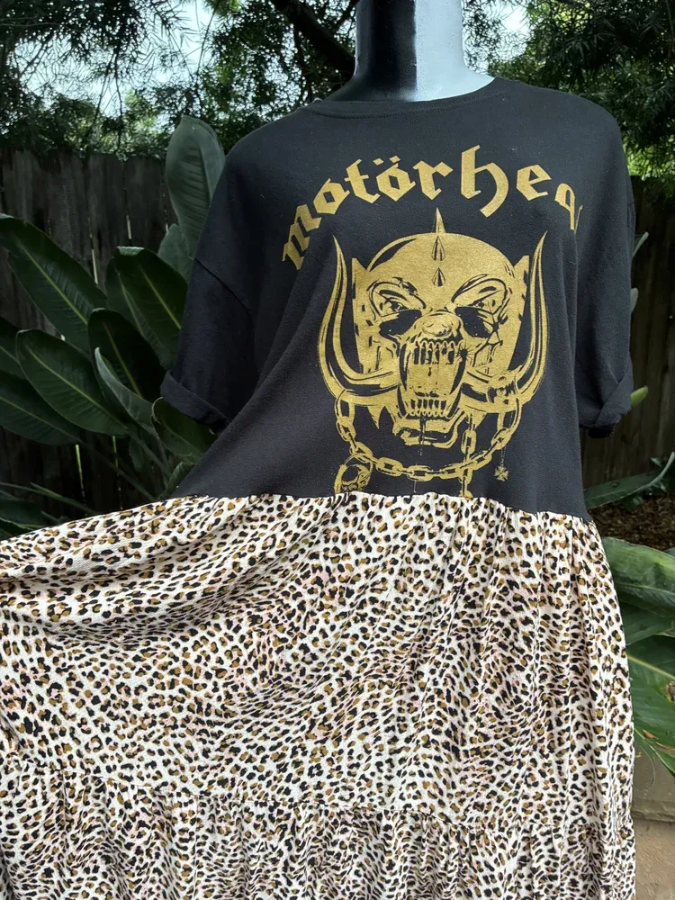 Motörhead Patchwork Maxi Dress