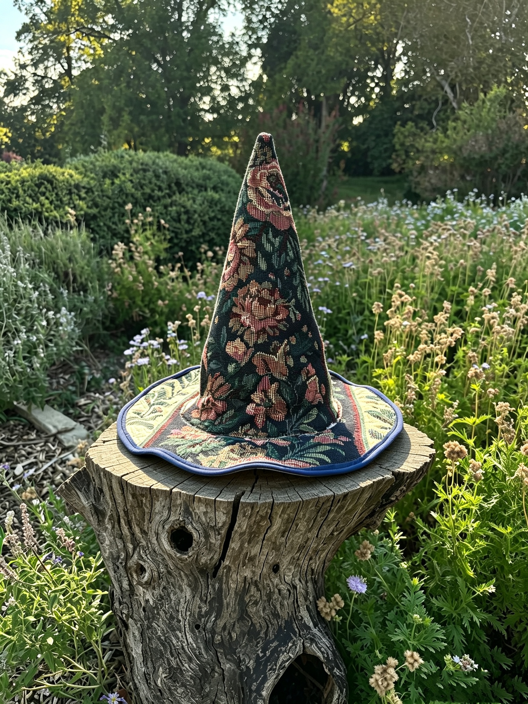 Vintage Quilt Witch Hat