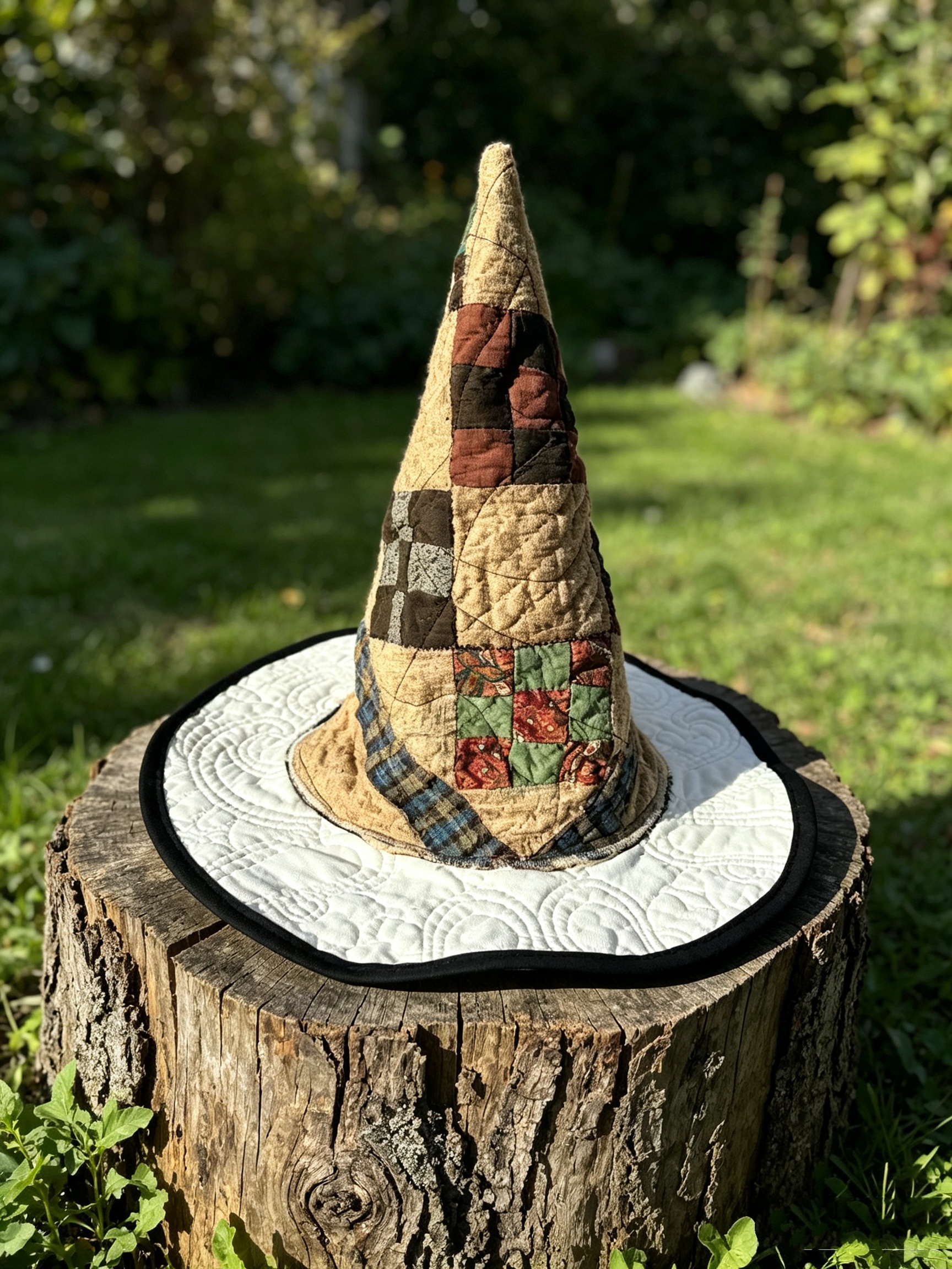 Quilted Patchwork Witch Hat