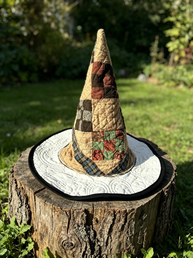 Quilted Patchwork Witch Hat
