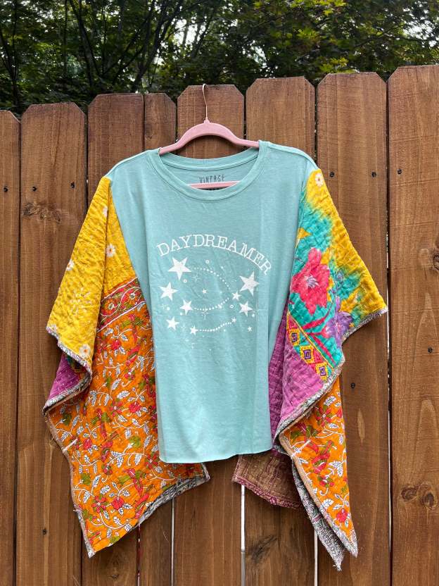 DAYDREAMER Turquoise Mix & Match Tee