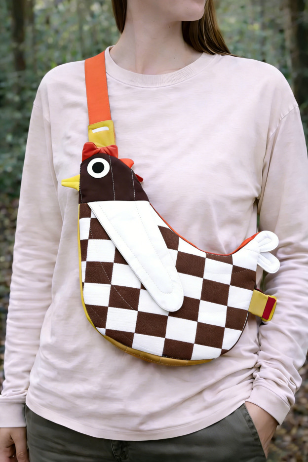 Fly Away Crossbody Bird Bag - Chicken