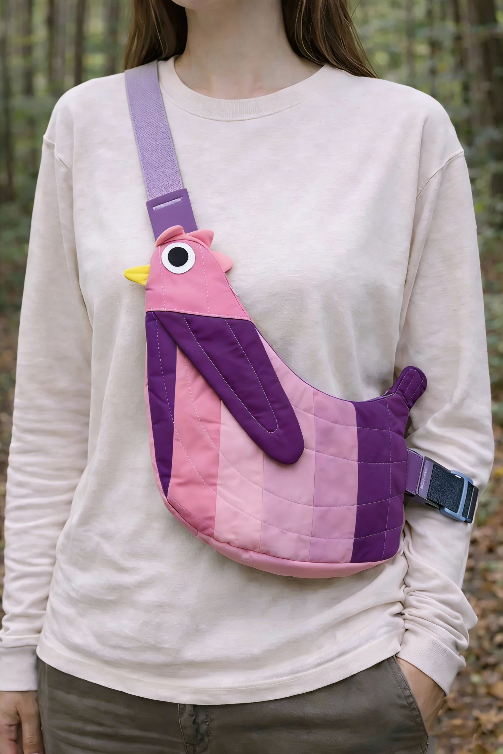 Fly Away Crossbody Bird Bag - Chicken