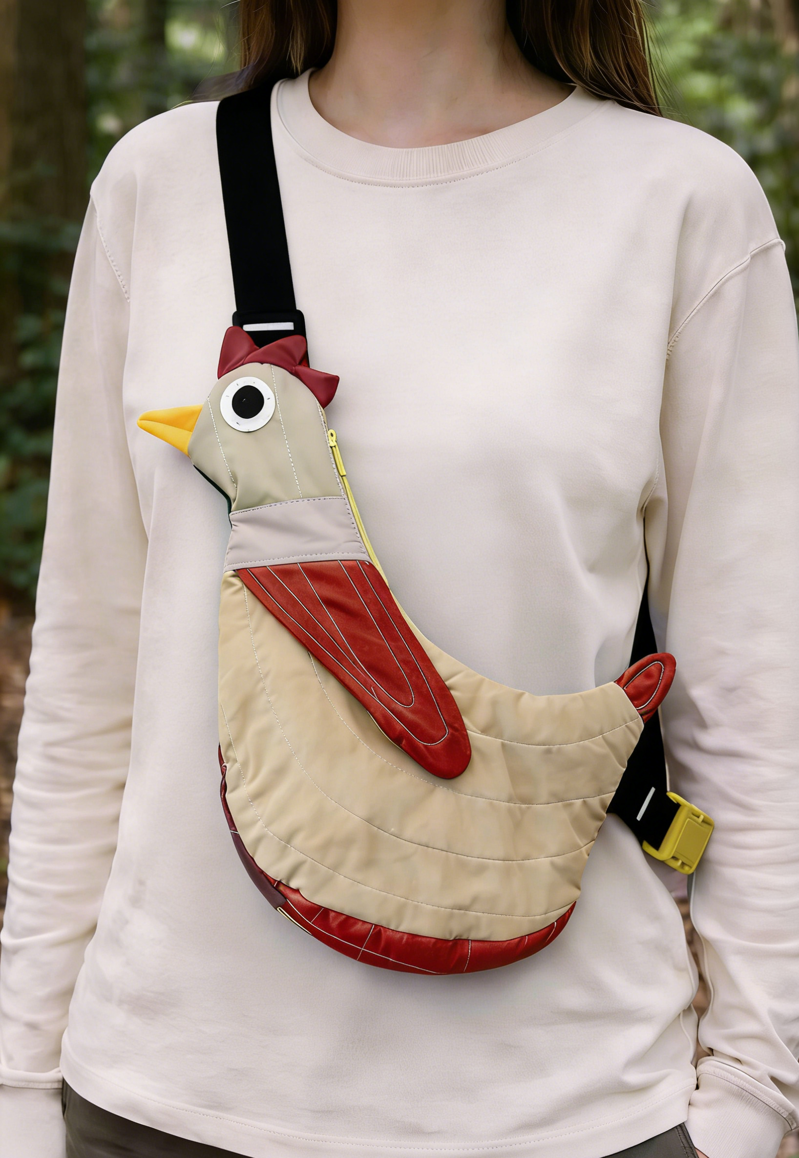 Fly Away Crossbody Bird Bag - Chicken