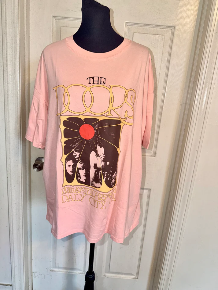 The Doors Oversized Distressed Tee
