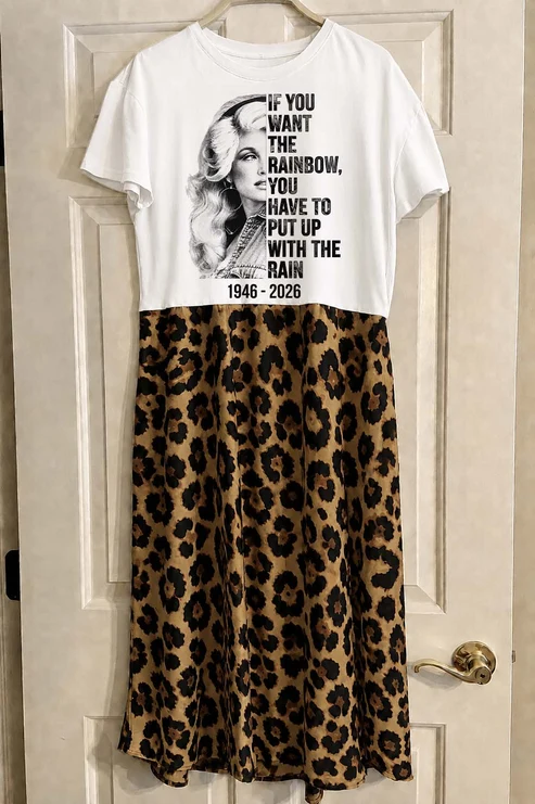 Dolly Parton Paneled Dress