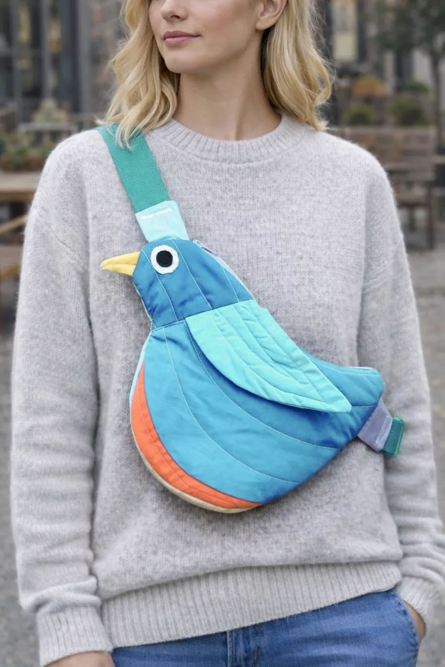 Fly Away Crossbody Bird Bag - Bird