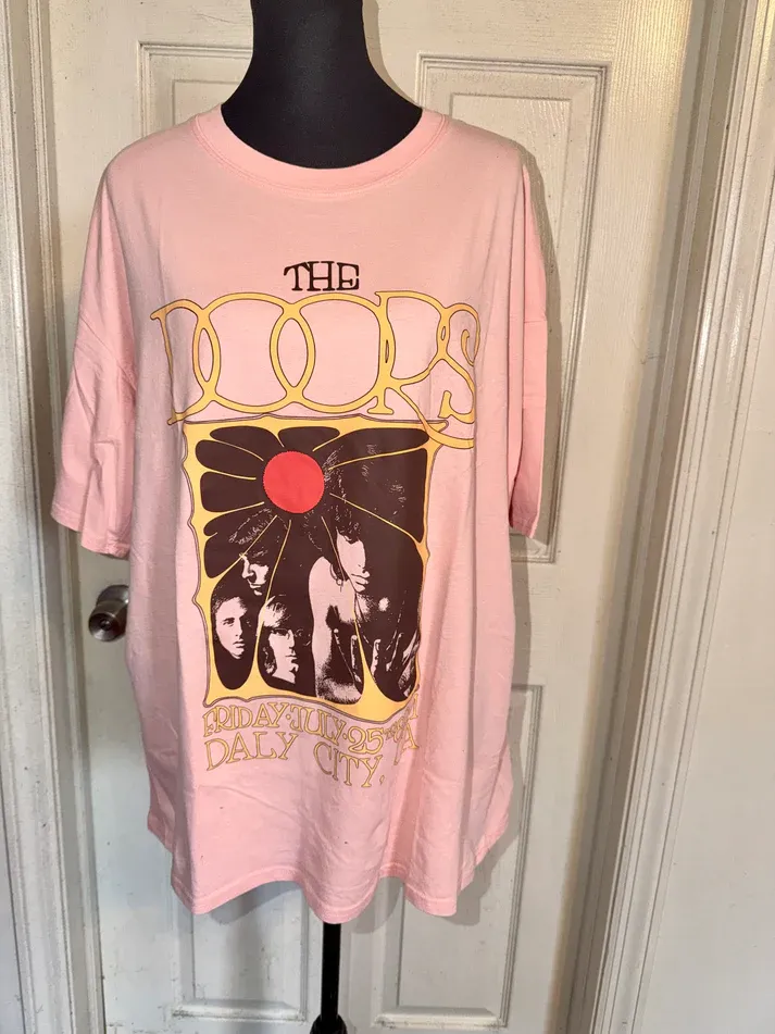 The Doors Oversized Distressed Tee