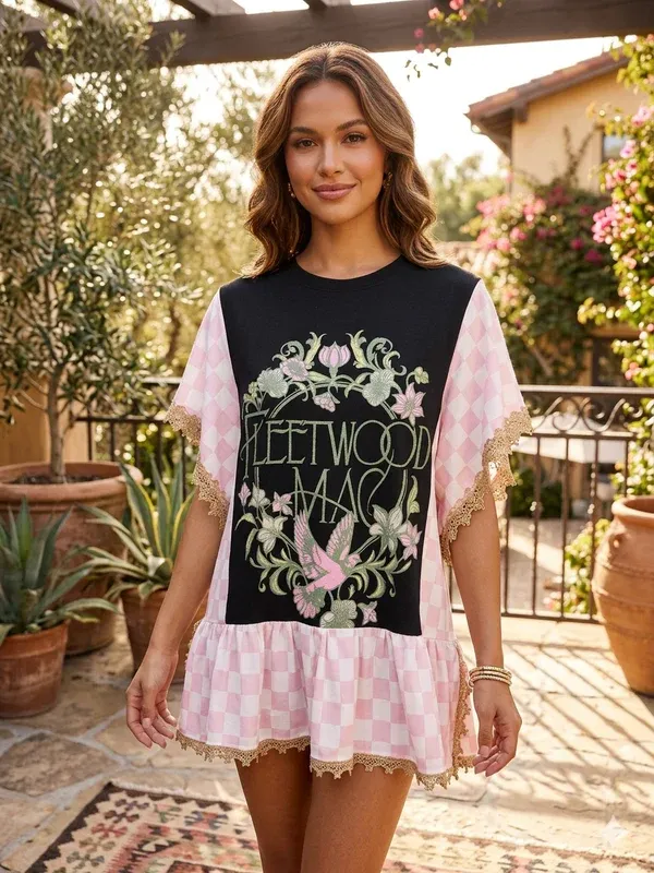 Fleetwood Mac Upcycled Top