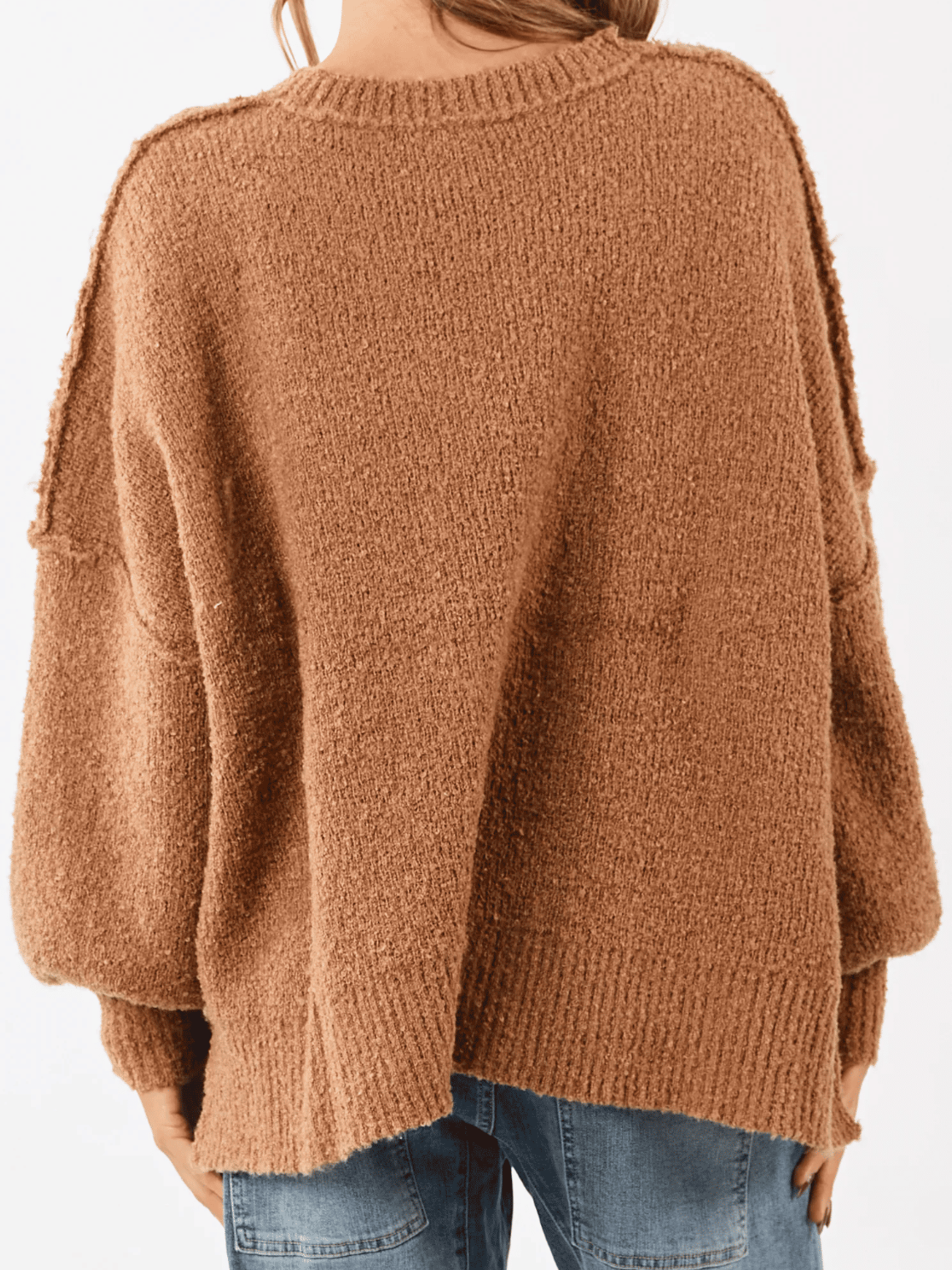 Gingerbread Man Brushed Knit Sweater