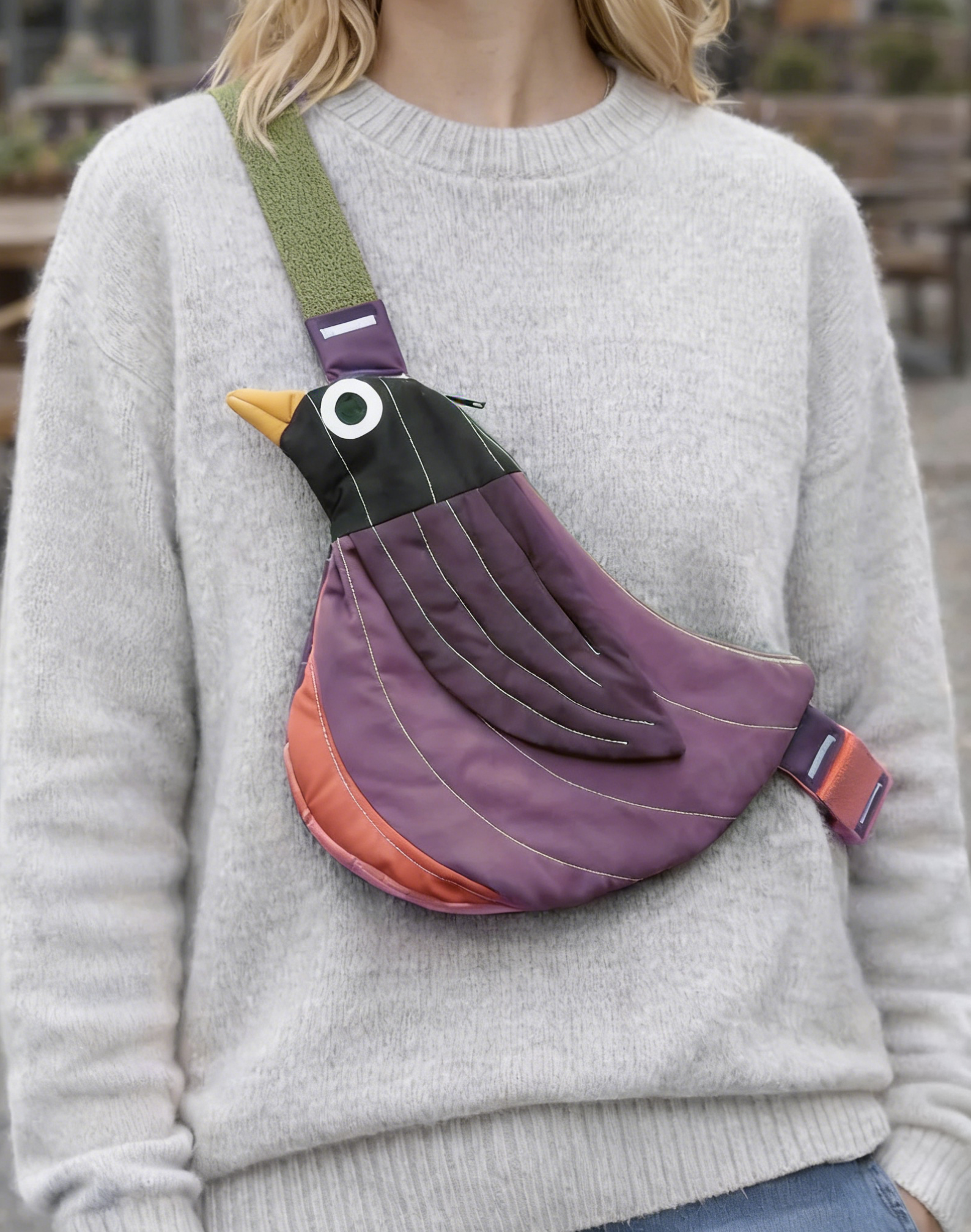 Fly Away Crossbody Bird Bag - Bird