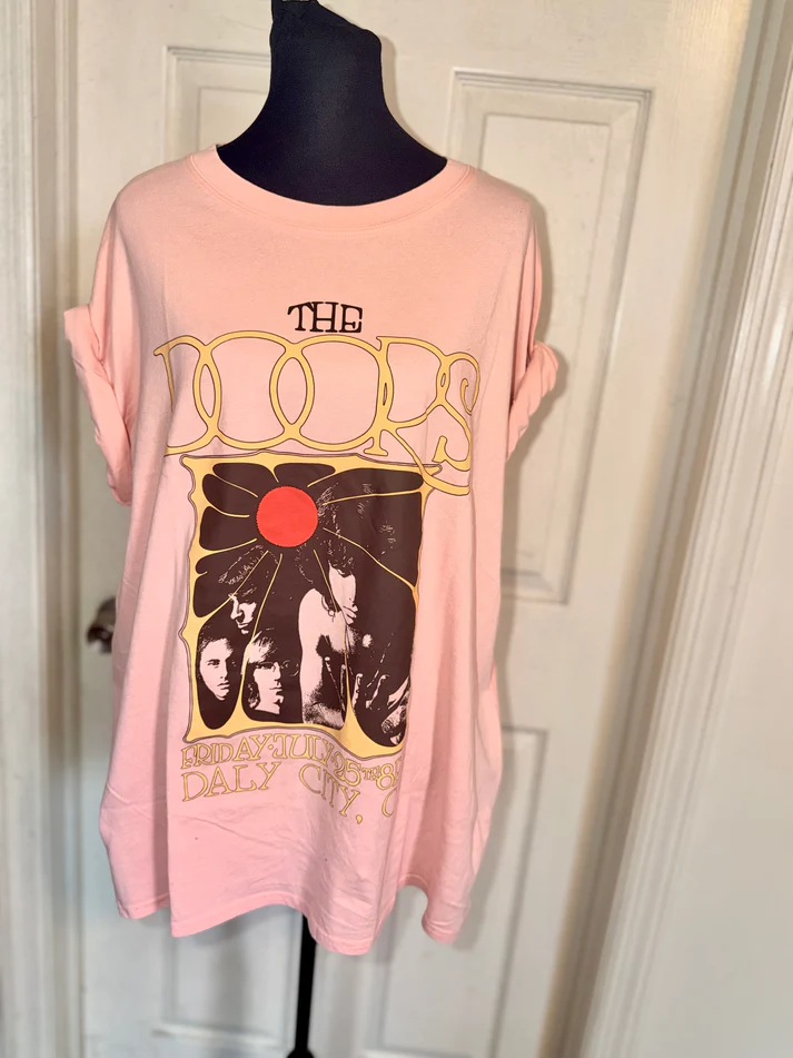 The Doors Oversized Distressed Tee