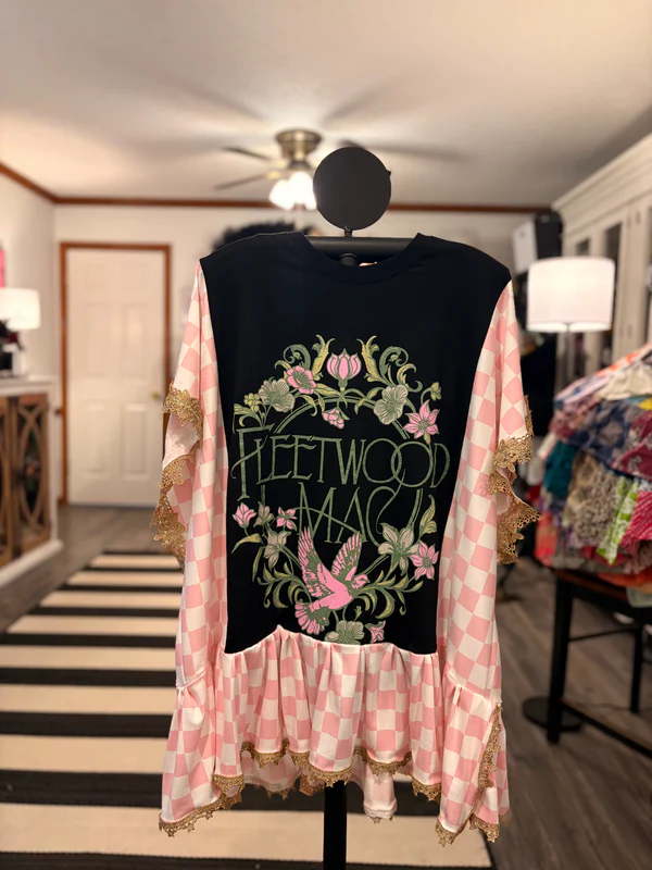 Fleetwood Mac Upcycled Top