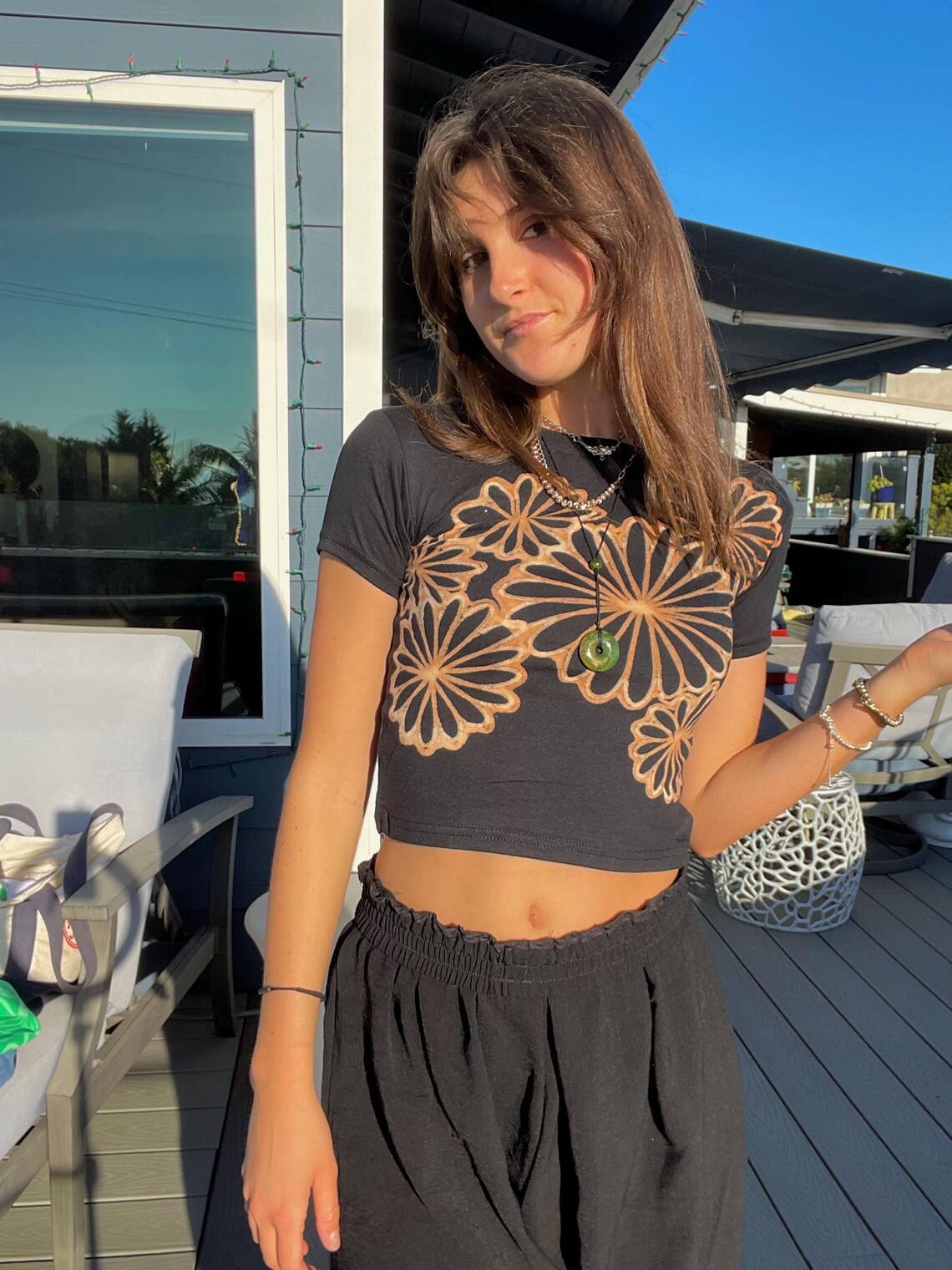 Ditsy floral Graphic Tee