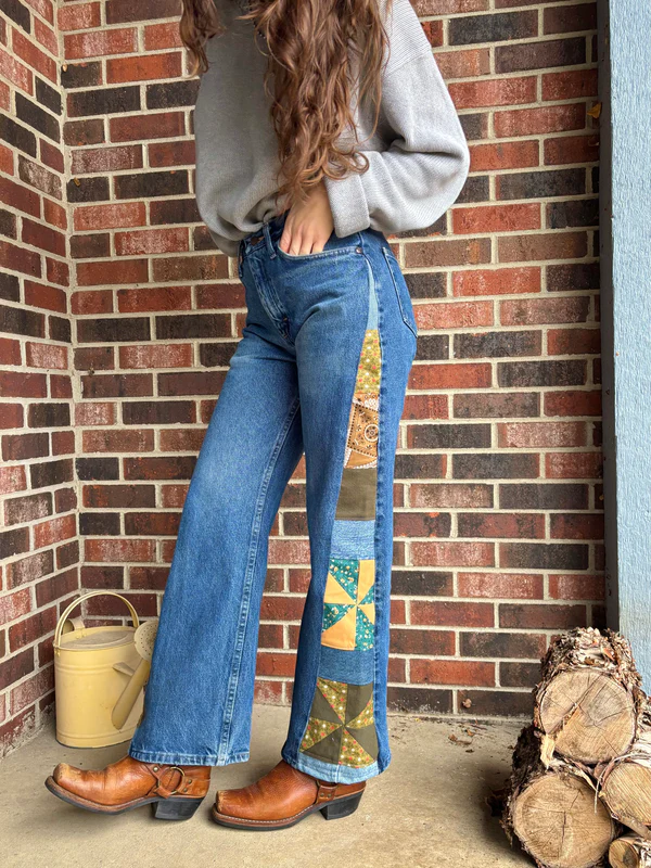 Pine Green Pinwheel Wranglers