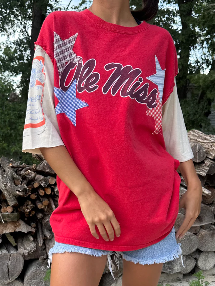 OLE MISS BUDWEISER TEE