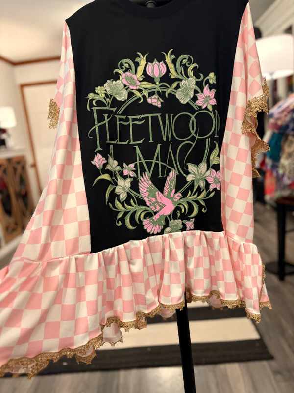 Fleetwood Mac Upcycled Top