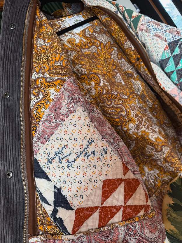 Vintage Quilt Patchwork Hooded Jacket