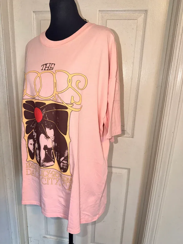 The Doors Oversized Distressed Tee
