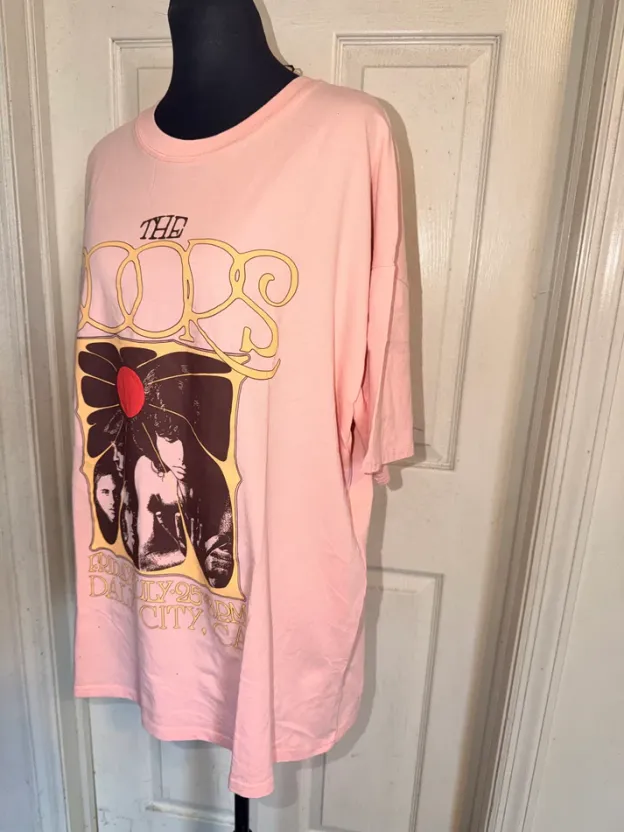 The Doors Oversized Distressed Tee