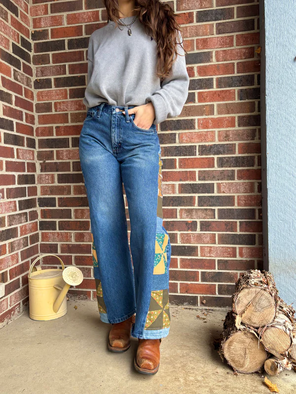 Pine Green Pinwheel Wranglers