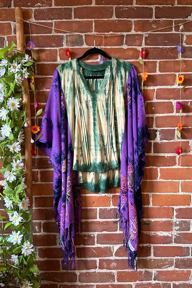 Ttie Dye Print Mix & Match Tee（No Patch）