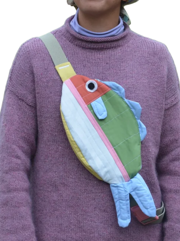 Swim Along Crossbody Fish Bag