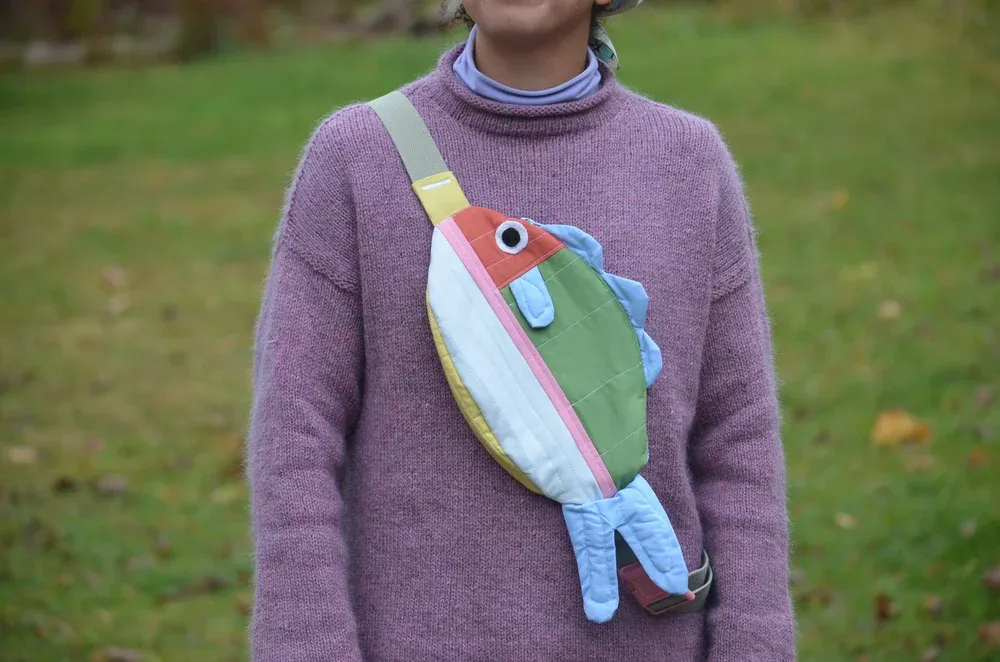 Swim Along Crossbody Fish Bag