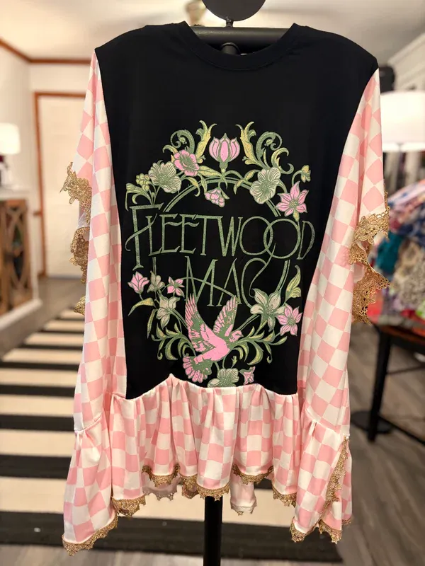 Fleetwood Mac Upcycled Top