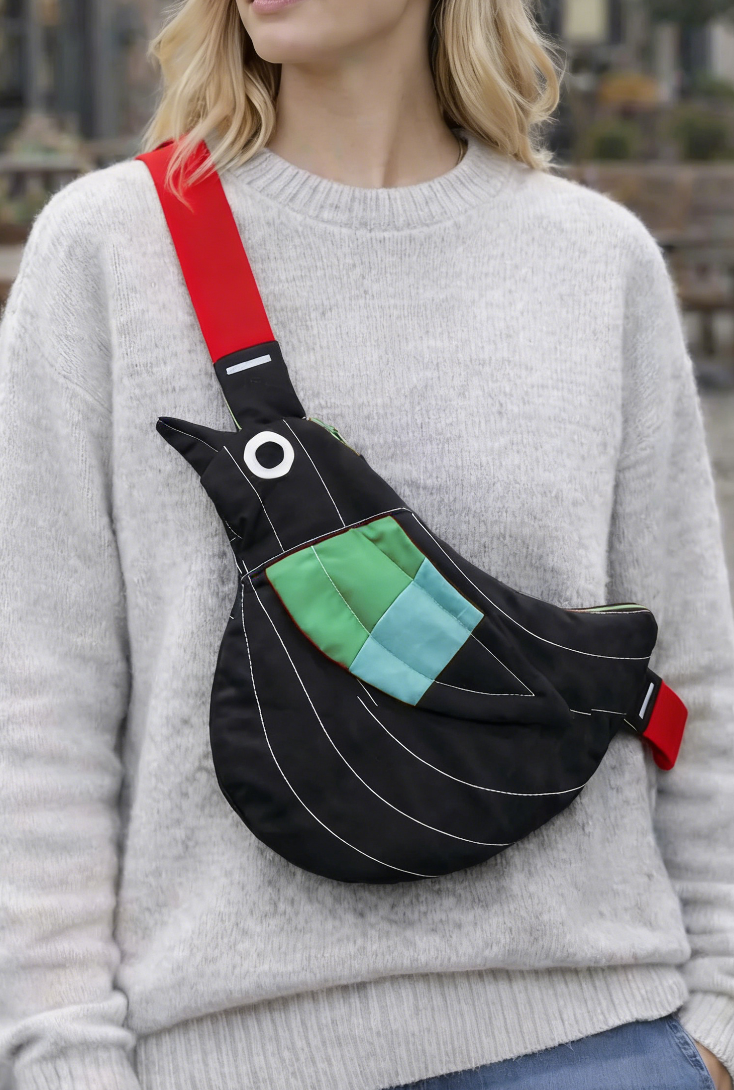 Fly Away Crossbody Bird Bag - Bird