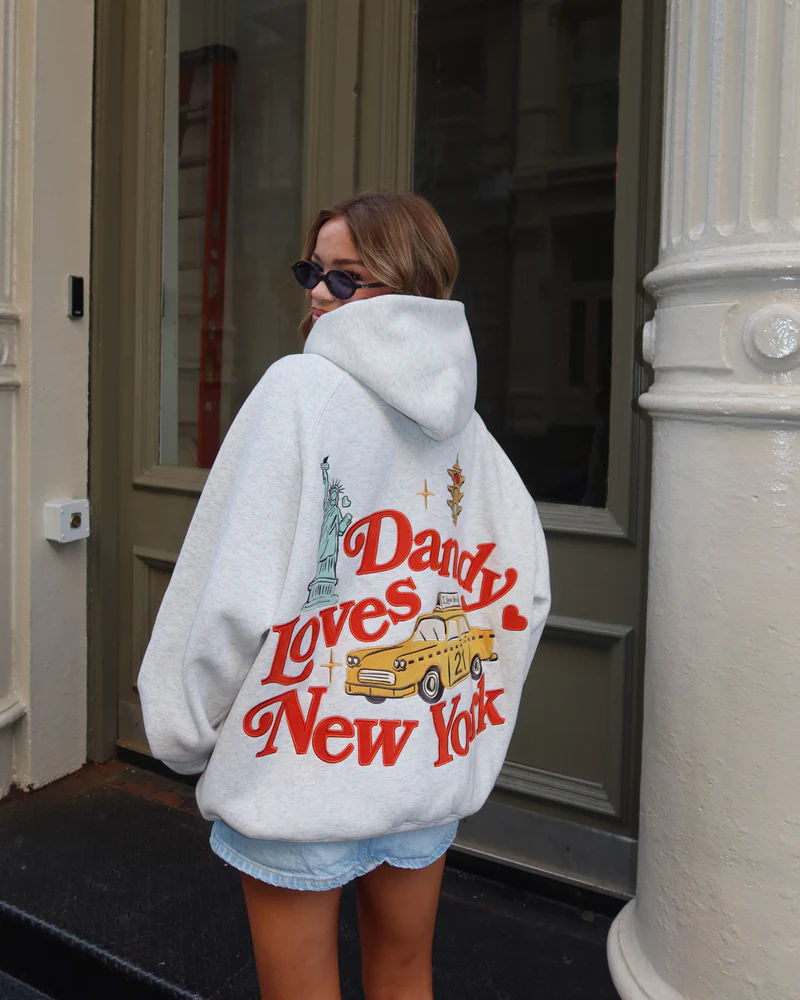 Oversized 'New York' Hoodie