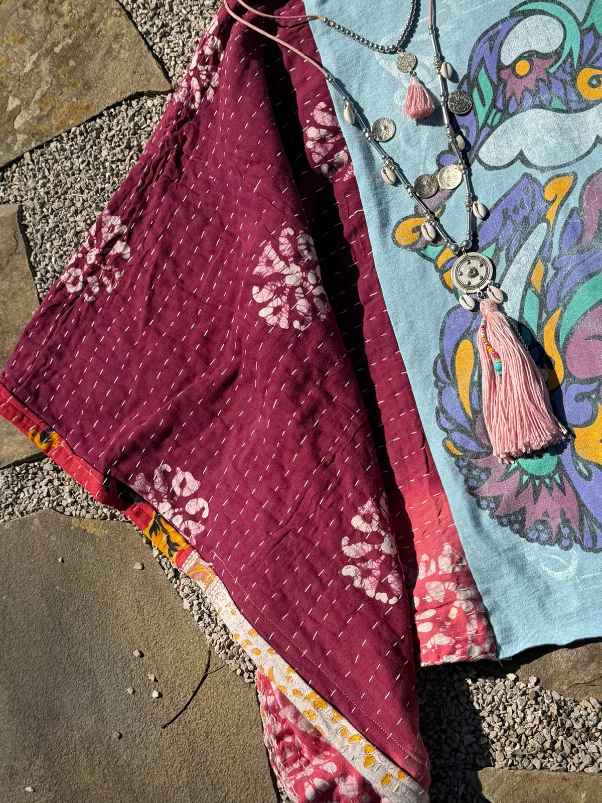 Rock Band Kantha Tee