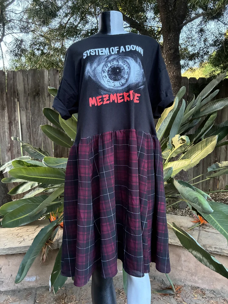 System of a Down Patchwork Dress