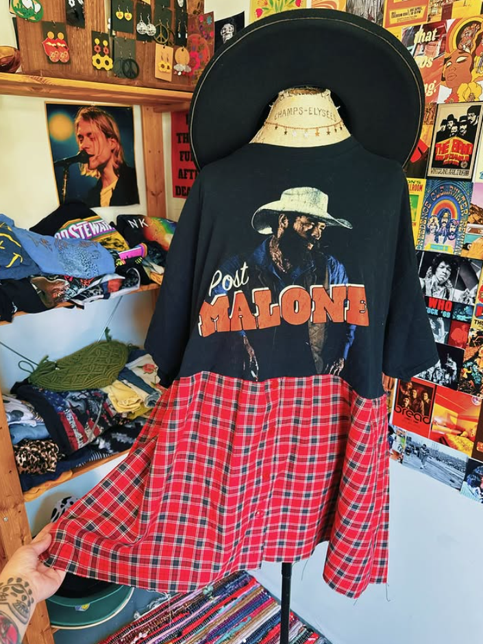 Malone Patchwork Maxi Dress