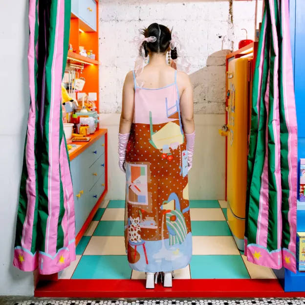 Upside Down See Through Dress
