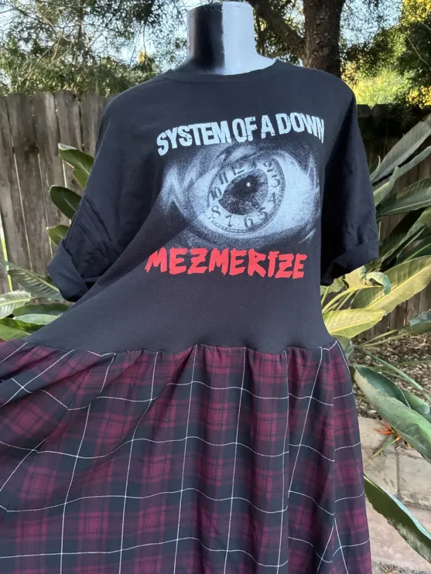 System of a Down Patchwork Dress