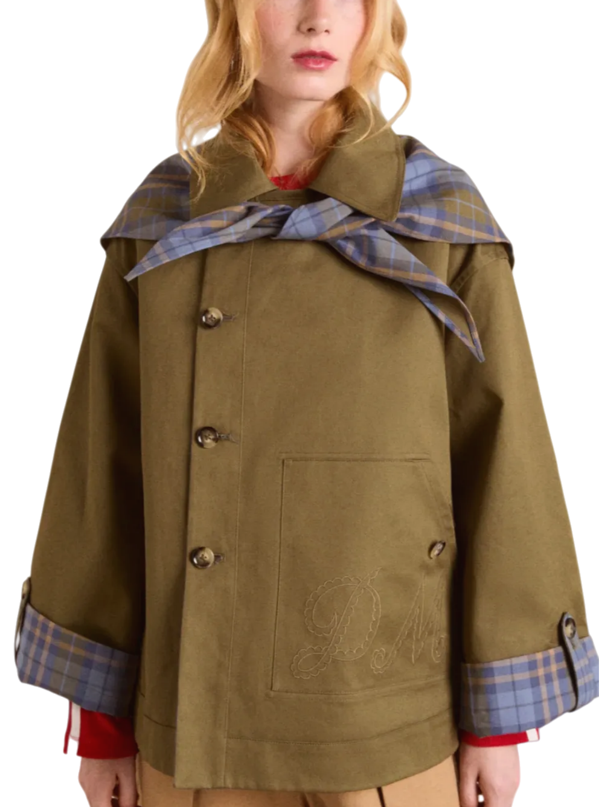 jerry crop trench coat