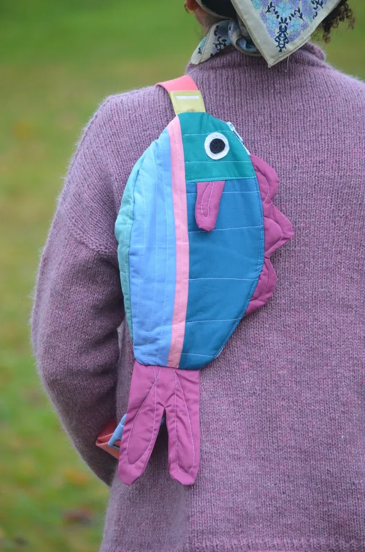 Swim Along Crossbody Fish Bag